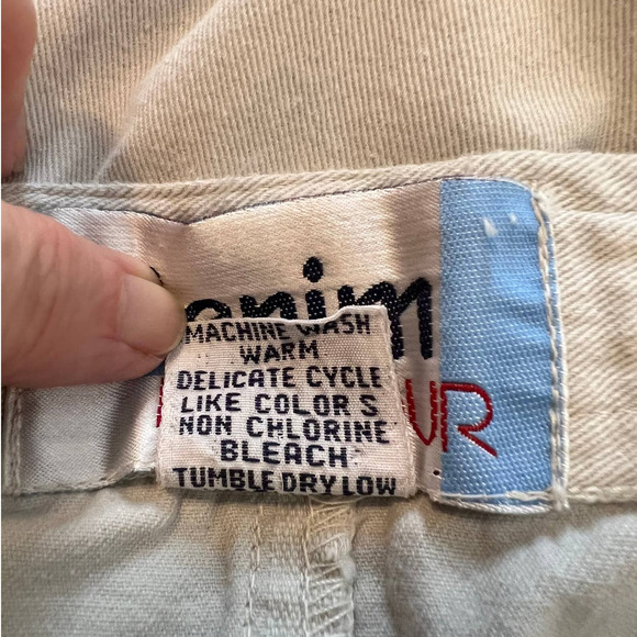 Denim Du Jour Midi Dress with Embroidered Sun Flowers and Side Slits Size Large - Picture 6 of 6